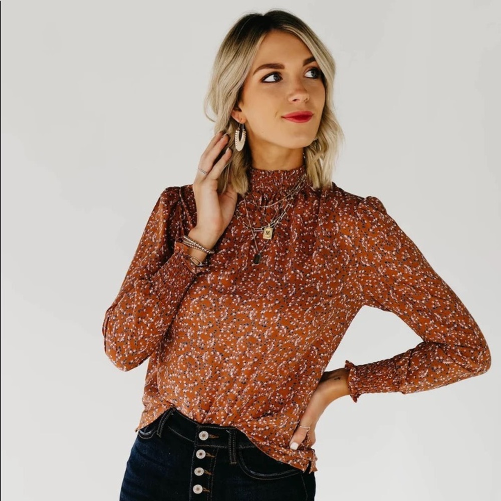 Benji Mock Neck Top